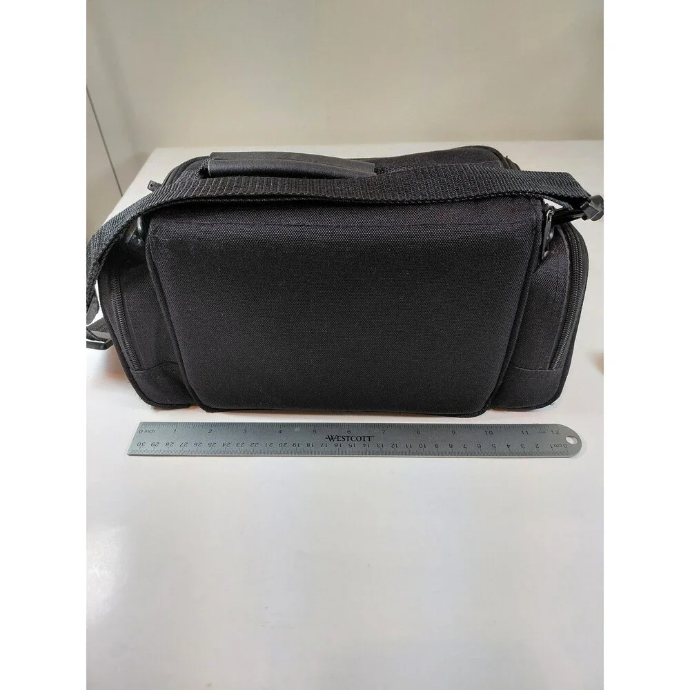 Samsonite Black Padded Camera Bag Shoulder Carry Case with Adjustable Strap